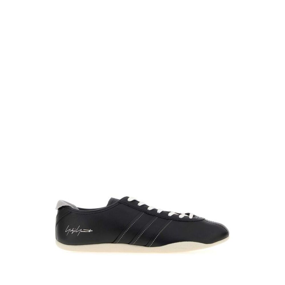 Y3 Yamamoto Unisex Black Leather Y-3 Tokyo Sneakers